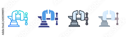 Foto Vice Icon Set Multiple Style Collection