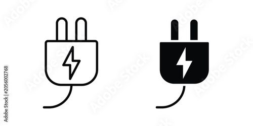 Bilde på lerret Plug icon