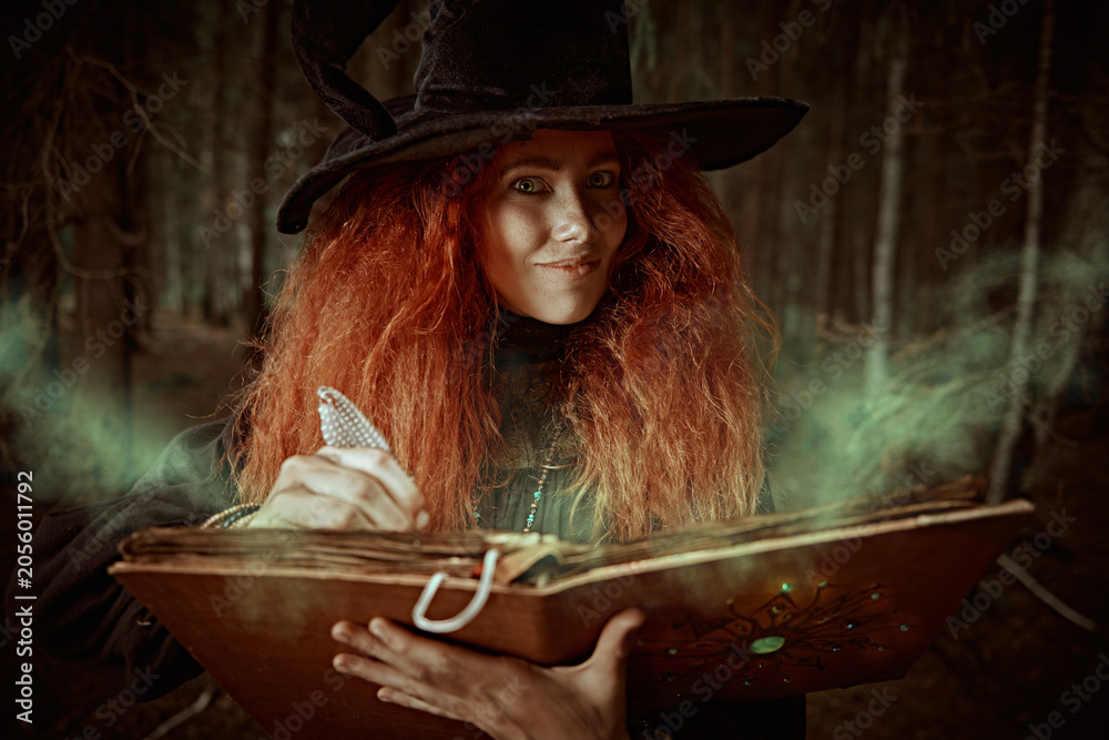 Naklejka premium Spellbook Secret Keeper