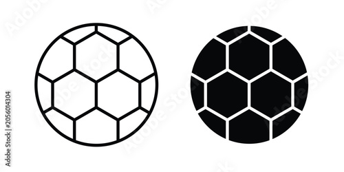 Canvas Print Football icon