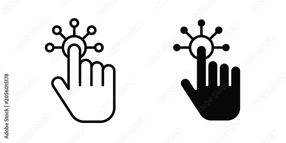 Fototapeta premium Interactive icon