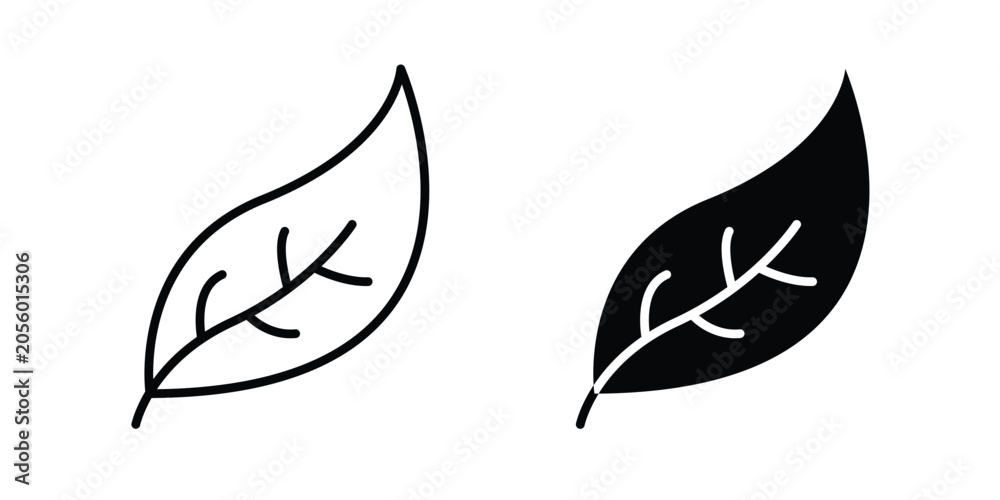 Fototapeta premium Leaf icon