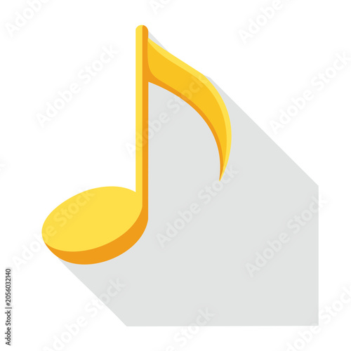 Yellow curved banana 3D render isolated