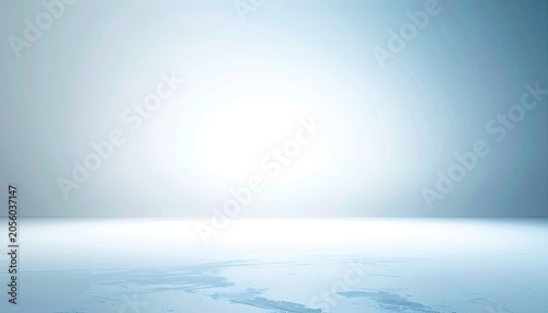 A bright, minimalist background with a smooth transition from light to dark blue.