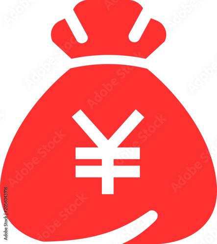 Tableau sur toile Money Bag Icon on White background