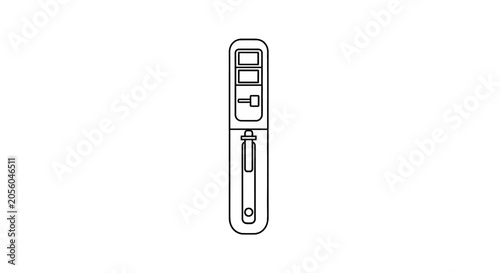 Digital thermometer for medical body temperature measurement