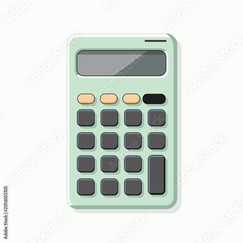 calculator vector illustration isolated on white background