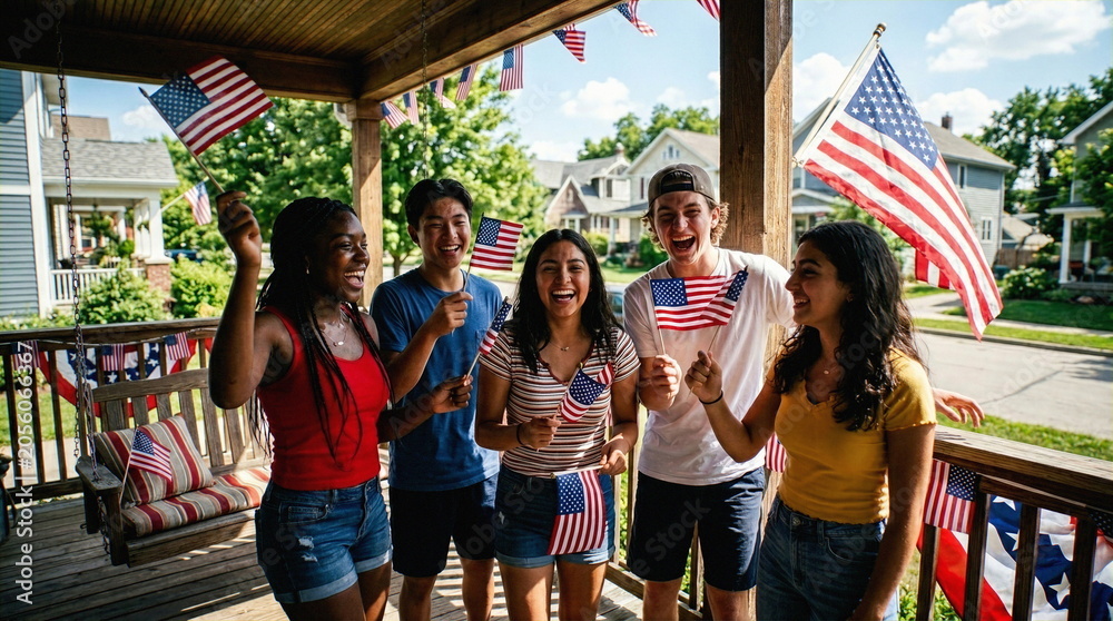 Fototapeta premium Independence Day, 4th of July, Fourth of July, USA, America, 