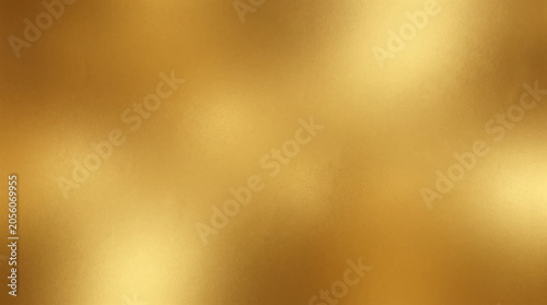 Φωτογραφία Golden metallic texture blurred background with gradient and soft highlights