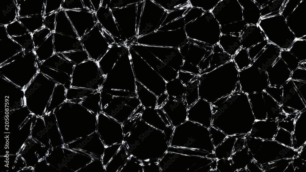 Obraz premium Microscopic Interlocking Polarized Ice Crystal Grain