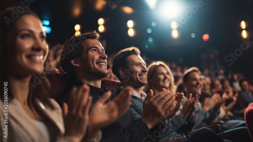 Audience Applauding at Live Performance