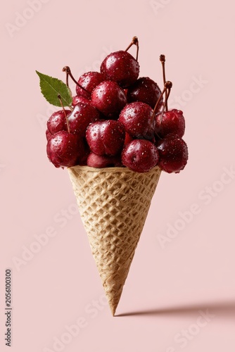 Cherry Ice Cream Delight