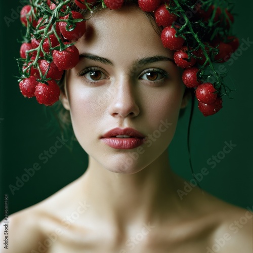 Lady with Tomato Crown