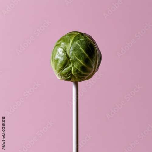 Brussel Sprout Lollipop Design