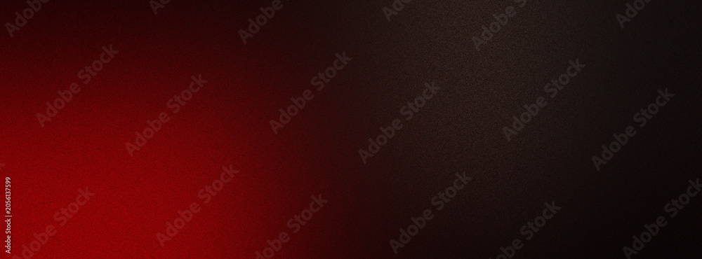 Obraz premium Dark moody background with soft red light glow and film grain texture.