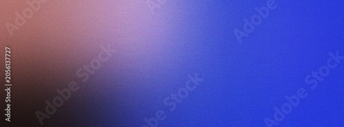 Gradient from warm reddish brown to vibrant blue with a fine grain texture.