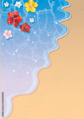 南国の海背景