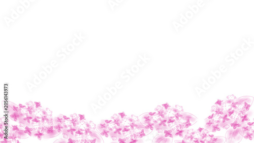 紫陽花（あじさい）の背景、手書きイラスト。