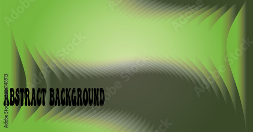 Teal gradient background with wavy decorative border edges background abstract gradient template