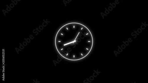 An analog clock face cycles through a continuous scale pulse while both hands sweep at accelerated speed. The rhythm of the pulsing level suggests an urgent, beating sense of time pressure.
