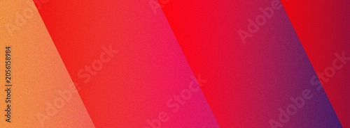 Canvastavla Vibrant red and orange geometric gradient color layers, abstract modern backgrou