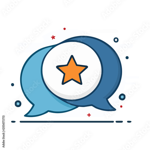 Flat design starfish icon isolated on transparent background
