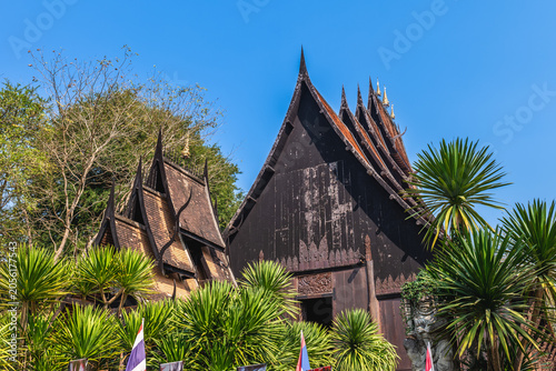 Foto Baan Dam Museum, aka Black House Museum, in Chiang Rai, Thailand