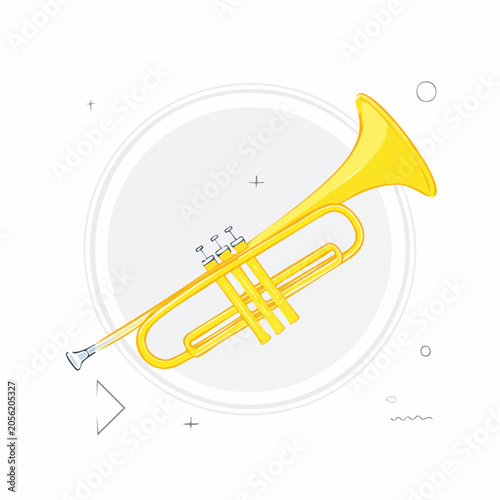 Illustration of a Golden Trumpet