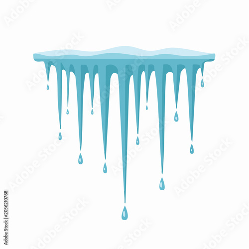 Melting Icicles with Dripping Water