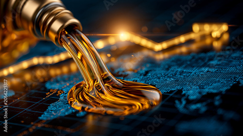 Liquid Gold: A close-up vie...
