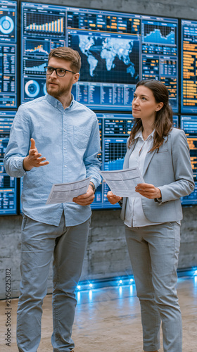 Tech Synergy: A man and wom...