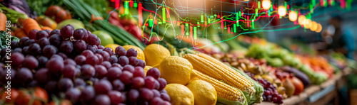 Fresh Produce Market with F...