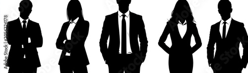 Corporate silhouettes: A gr...