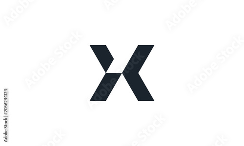 letter X Logo design creative