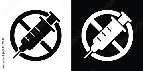 Foto Stop injection symbol icon