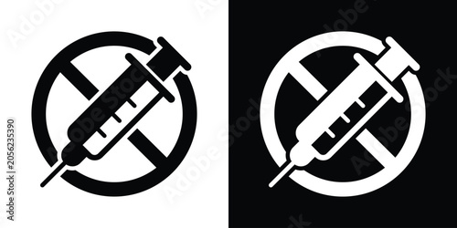 Foto Stop injection symbol icon