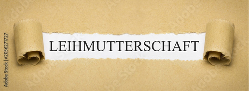 Bild auf Leinwand Leihmutterschaft
