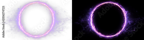 Neon portal ring glow energy vortex sci fi abstract space gate.