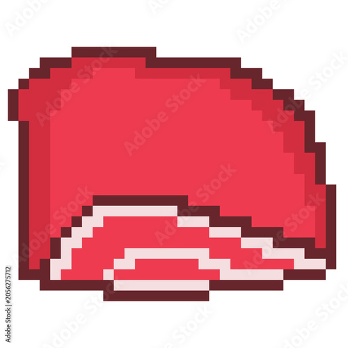 Meat lump pixel art steak raw beef