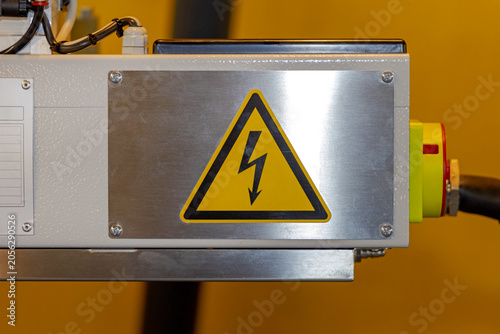 Electrical Hazard Warning Sign Industrial Equipment High Voltage Safety