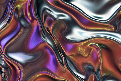 Photos Abstract Metallic Swirls Background