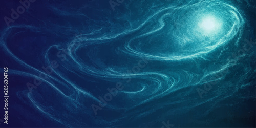 Foto Ethereal Cosmic nebula cloud with bright glowing light star in deep space astronomy universe stardust background celestial astrophysics abstract ethereal exploration infinity astteal light