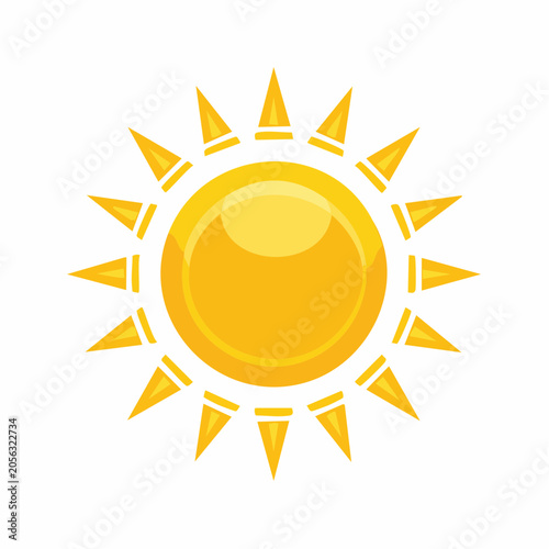 Stylized Sun Icon