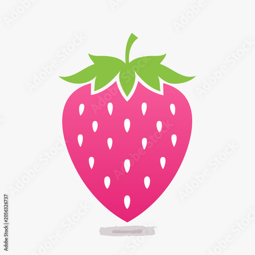 Stylized Strawberry Icon