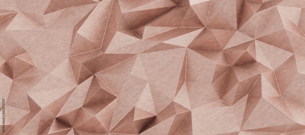 Fototapeta premium A subtle abstract geometric pattern resembling origami with soft lighting and texture.