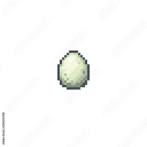 pixel art duck egg icon