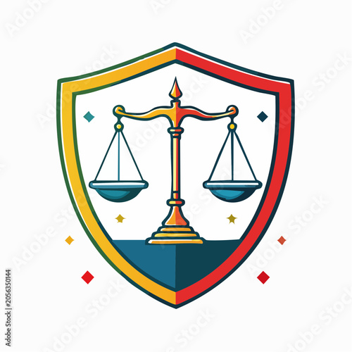Scales of Justice Emblem