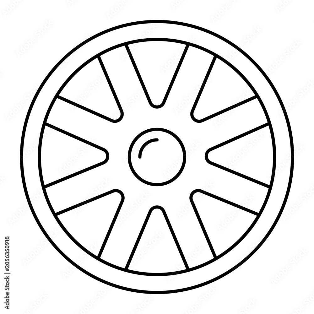Fototapeta premium Alloy Rim icon