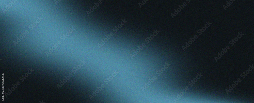 Obraz premium Dark grain texture background, light blue gray abstract grainy gradient blurs on black noise texture backdrop, abstract website header, digital wallpaper, web banner or event poster design