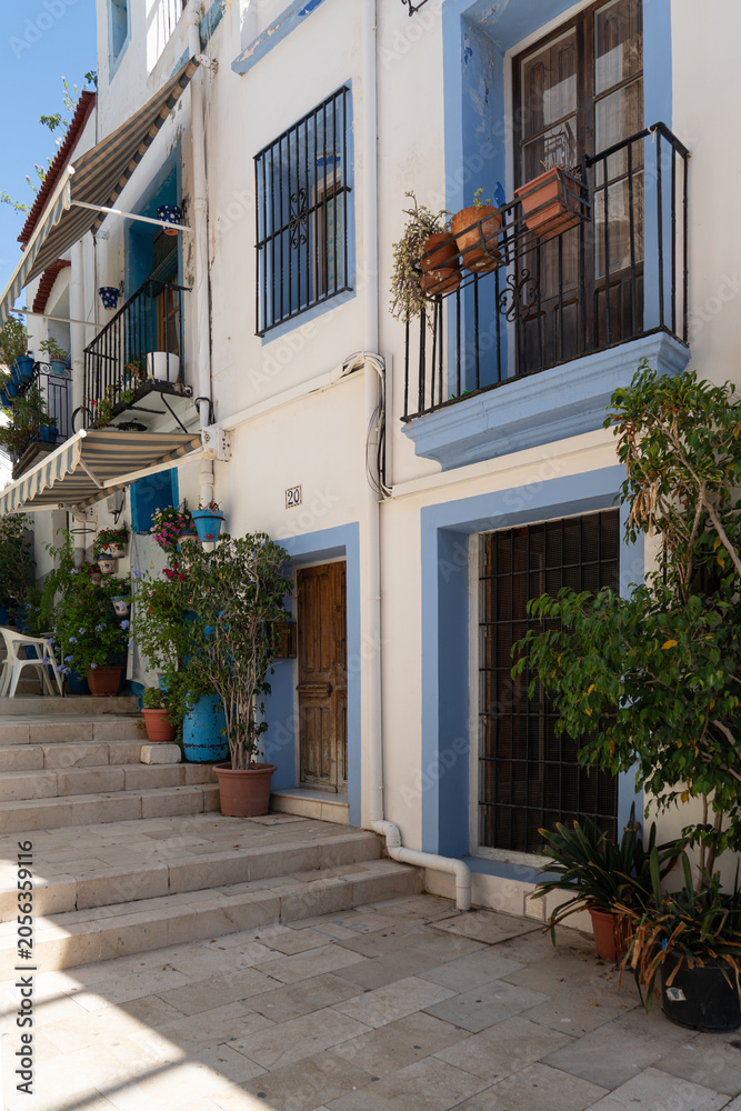 Obraz premium Barrio de Santa Cruz